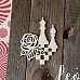 Чипборд "Алиса. Шахматы с розой", 5х6,2 см (LeoMammy)