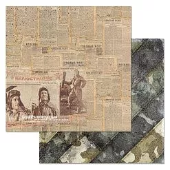 Бумага "Радость Победы. Газетные вырезки" (ScrapMania)