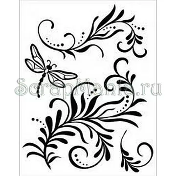 Набор штампов "Цветочный орнамент" (Viva Decor)