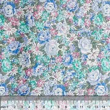 Отрез ткани 48х50 см "Цветочные мотивы" (Hobby and You)