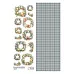 Лист с картинками 10х30 см "Снежинки-мандаринки. Венки" (ScrapMania)
