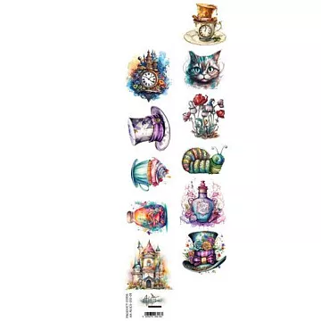 Бумага 6х30 см "Alice 01" (Alchemy of Art)