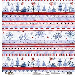 Бумага "Зимняя сказка. Снегурочка" (MonaDesign)