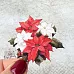 Набор высечек из ткани "Яркие цветы", 18 шт (RozeFlowers)