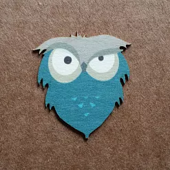 Украшение из цветного чипборда "Мудрый филин" (Благолис) Украшение из цветного чипборда "Мудрый филин" (Благолис)