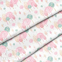 Отрез ткани 79х50 см "Волшебный лес" (Cotton)