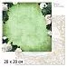 20х20 Бумага "Малахитовый цветок. Дизайн 8" (ScrapMania)