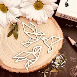 Набор украшений из чипборда "Свобода полёта" (WoodHome)