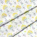 Отрез ткани 79х50 см "Зайки с желтыми цветами" (Cotton)