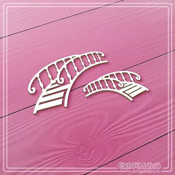 Чипборд "Торжество. Мостики", 3,2х6,1 см (СкрапМагия)