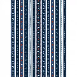 Скрап-карта А4 "Зимние бордюры. Морозная ночь" (ScrapMania)