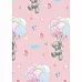 Отрез ткани 50х55 см "Me to you. Мишки на шариках. Розовый" (Peppy)