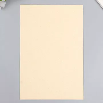 Лист фоамирана с глиттером 20х30 см "Молочный", толщина 2 мм