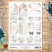 Скрап-карта А4 "Цветочная вуаль. Ярлычки и теги (ScrapMania)