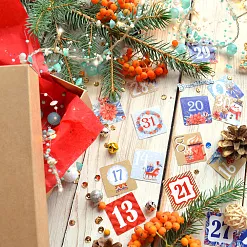 Адвент-календарь "Новогодний", 31 ячейка, на 2023-2024г! (оформите отдельным заказом)