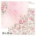 20х20 Бумага "Цветочный вернисаж. Розовый. Дизайн 4" (ScrapMania)