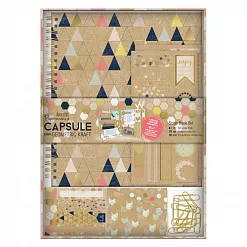 Набор для создания артбука "Geometric Kraft. Геометрия крафт" (DoCrafts)
