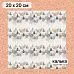 Калька 20х20 см "Снежинки-мандаринки 05", плотность 110 гр/м2 (ScrapMania) Калька 20х20 см "Снежинки-мандаринки 05", плотность 110 гр/м2 (ScrapMania)