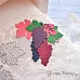 Нож "Виноград" 5,8х4,1 см (ScrapMania) Нож "Виноград" 5,8х4,1 см (ScrapMania)