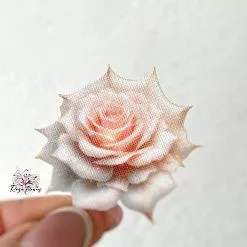 Набор высечек из ткани "Утренняя роза", 27 шт (RozeFlowers)