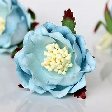 Цветок полиантовой розы "Голубой", 1 шт (Craft)