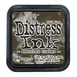 Штемпельная подушечка Distress Ink "Scorched Timber" (Ranger)