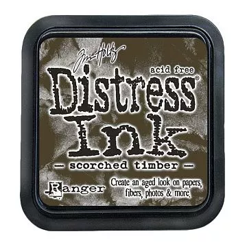 Штемпельная подушечка Distress Ink "Scorched Timber" (Ranger)