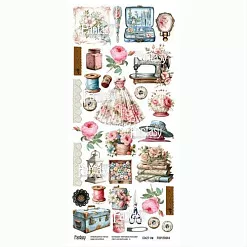 Бумага 13х27 см "Винтажная рапсодия 4" (Fantasy) Бумага 13х27 см "Винтажная рапсодия 4" (Fantasy)