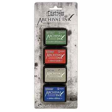 Набор штемпельных подушечек мини Archival Ink kit 6 (Ranger)