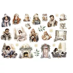 Набор высечек "Зима-время чудес. Люди", 23 шт (ScrapbookDesigns) Набор высечек "Зима-время чудес. Люди", 23 шт (ScrapbookDesigns)