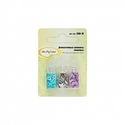 Набор пайеток "Баночки. Серый, голубой, фиолетовый" (Mr.Painter) Набор пайеток "Баночки. Серый, голубой, фиолетовый" (Mr.Painter)