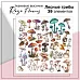 Набор высечек из ткани "Лесные грибы", 39 шт (RozeFlowers)