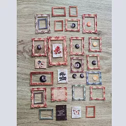 Набор высечек из ткани "Colorful days. Frames", 38 шт (DreamLight Studio)