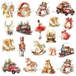 Бумага 30х30 "Rustic Christmas. Christmas 23" (ScrapAndMe)