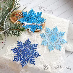 Нож "Снежинка большая 4", 7,4х7,4 см (ScrapMania)