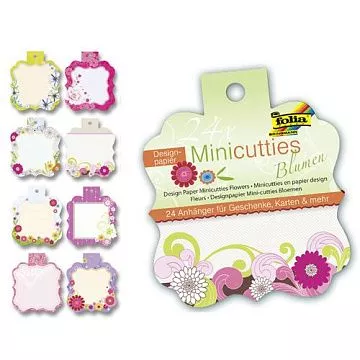 Набор ярлычков "Цветы" (Folia)