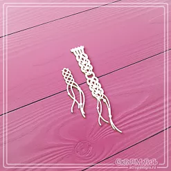 Чипборд "Макраме. Элементы ", 1,2х6,8 см (СкрапМагия)