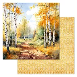 Бумага "Времена года: осень. Золотые тропинки" (ScrapMania)