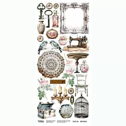 Бумага 13х27 см "Винтажная рапсодия 3" (Fantasy) Бумага 13х27 см "Винтажная рапсодия 3" (Fantasy)