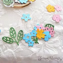 Нож "Полянка. Летние цветочки", 3,3х3,4 см (ScrapMania)