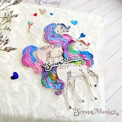 Нож "Лошадка Лулу. Мечтательная лошадь", 7,6х8,5 см (ScrapMania)