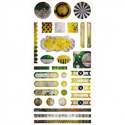 Наклейки 15х30 см "Paint Chips" (7 Dots)