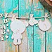 Украшение из чипборда "Гирлянда. Детская с мишкой" (ScrapКрым)