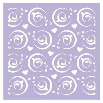 Трафарет "Вихрь любви" (Eventdesign)