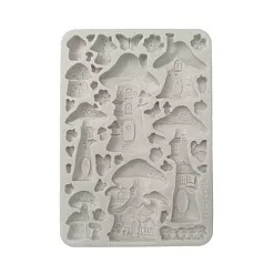 Молд 15х21 см "Hidden Grove. Mushroom House" (Stamperia)