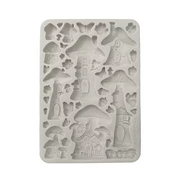 Молд 15х21 см "Hidden Grove. Mushroom House" (Stamperia)