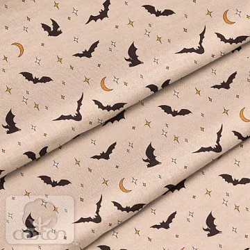 Отрез ткани 79х50 см "Летучая мышка" (Cotton)