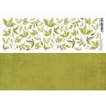 Лист с картинками 10х30 см "Непоседы. Листья" (ScrapMania)