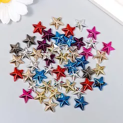 Набор акриловых украшений "Звезды. Микс", 50 шт, 1,4х1,4 см (АртУзор)