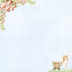 Бумага "Клубничное детство. Цветы счастья" (ScrapMania) Бумага "Клубничное детство. Цветы счастья" (ScrapMania)